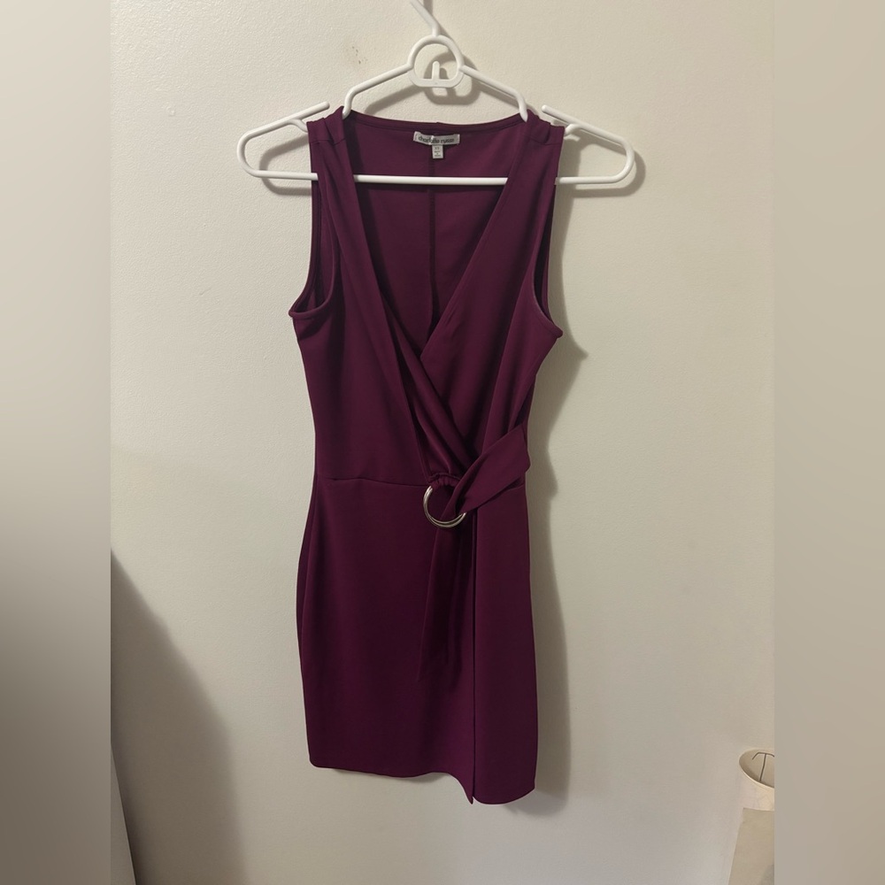 Charlotte Russe Deep Purple Mini Dress